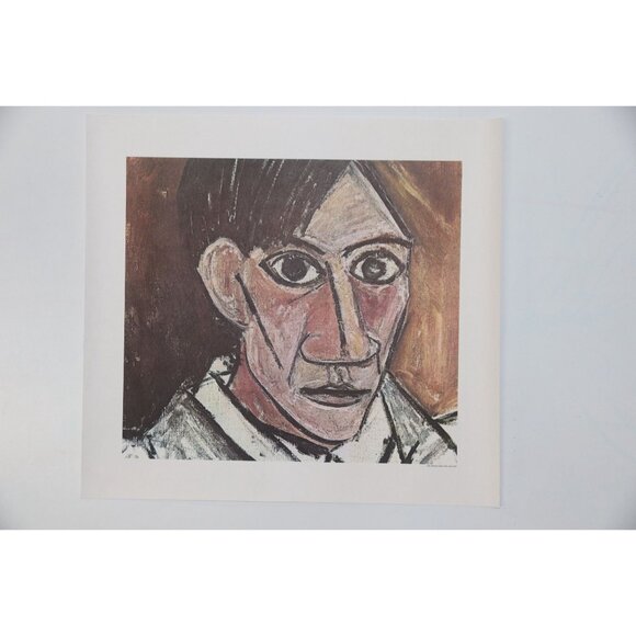 Picasso Self Portrait Print The National Prague Gallery Poster Produced By Time - Picture 4 of 7